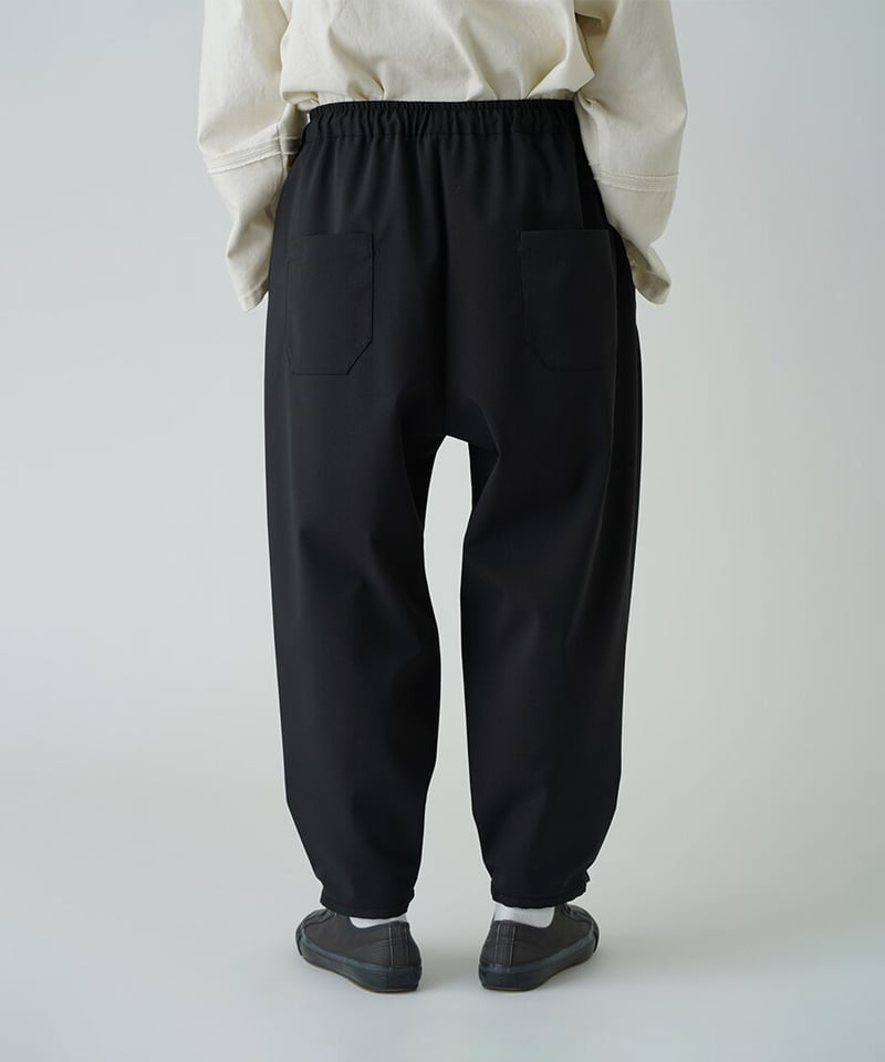 LOOSE SHIFT PLEATED PANT-BLACK | Remind life basic LOOSE SHIFT PLEATED PANT-BLACK | Remind life basic