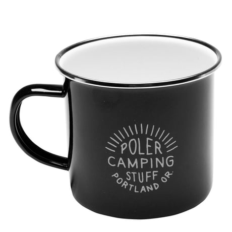 POLeR Camp Mug Black