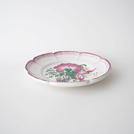 心ときめく花リム皿