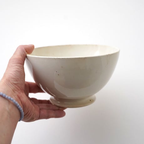Badonviller の 白いカフェオレボウル
