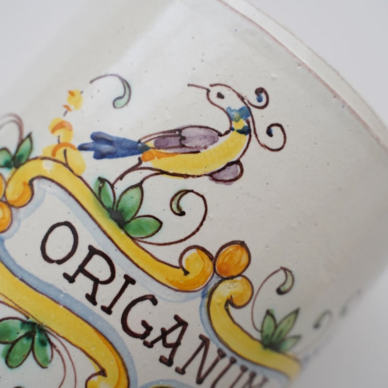 イタリア・薬草壺「ORIGANUM」オレガノ | kiva（キバ）