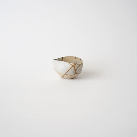 渡辺隆之 / 碗 （白）・金継ぎ