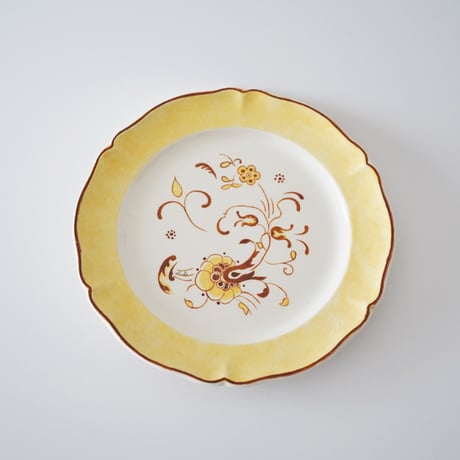Villeroy & Boch・黄色ケーキ皿⑥