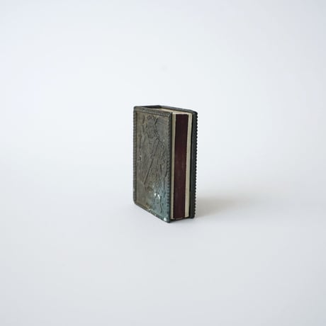 金属製マッチ箱カバー （トランプ柄キング）