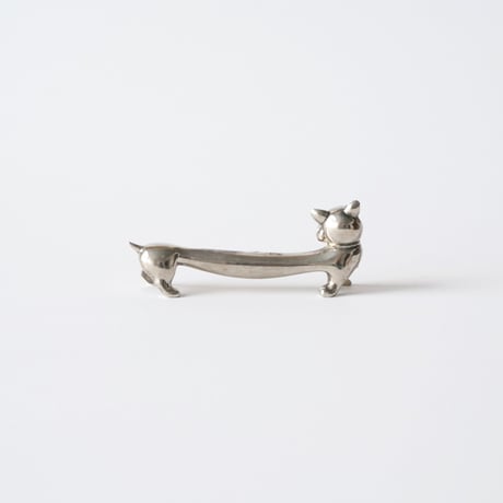 フランス・猫のカトラリーステイ