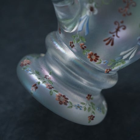 玉虫色のガラスのビアジョッキ③