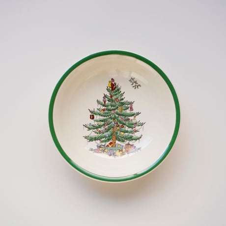 ビンテージ・クリスマス絵皿（深）