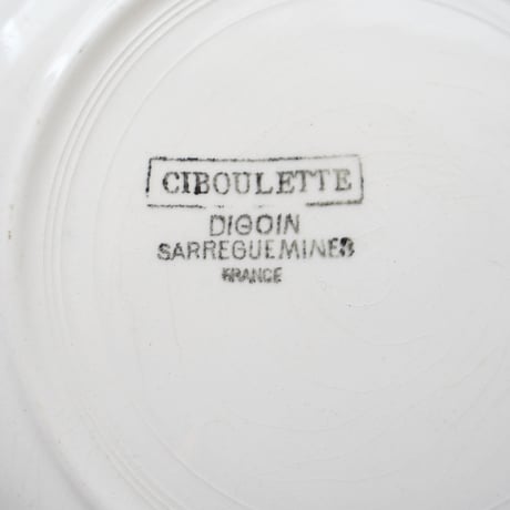Digoin & Sarreguemines のお皿 ②/チャイブ