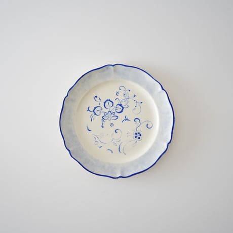 Villeroy & Boch・薄青ケーキ皿④