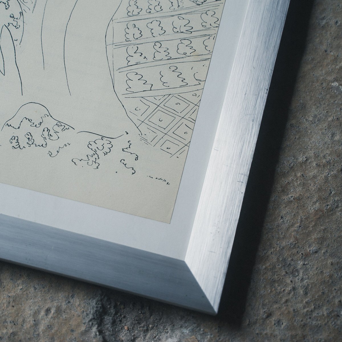 メーカー直売】 Amazon.co.jp: 絵画・額縁・版画・青江 未使用
