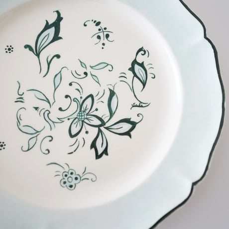 Villeroy & Boch・薄青緑ケーキ皿⑩