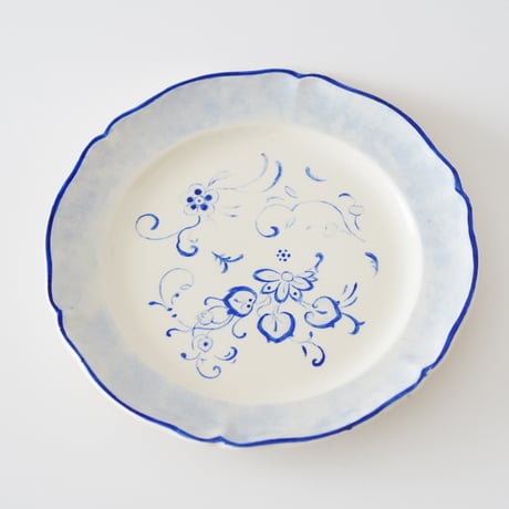 Villeroy & Boch・薄青ケーキ皿④