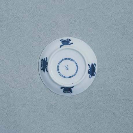 オランダ染付の転写の小皿