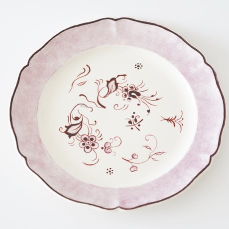 Villeroy & Boch・薄紫ケーキ皿⑪