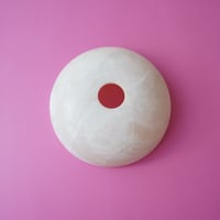 鉱物でできたランプシェード