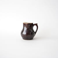 アンティーク ブラウン釉ピッチャー 中 ②