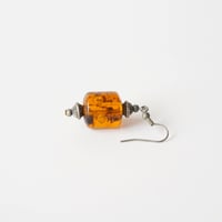 モロッコ・琥珀風のピアス