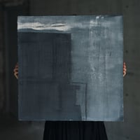 額のないシンプルな油絵