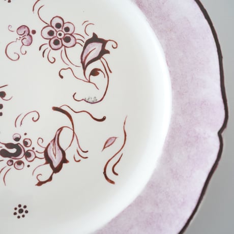 Villeroy & Boch・薄紫ケーキ皿⑪