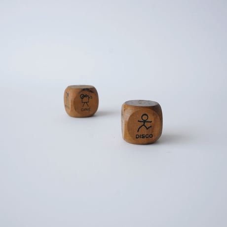 ビンテージ 木製サイコロ