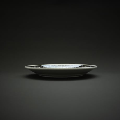 ビルのような家のお皿