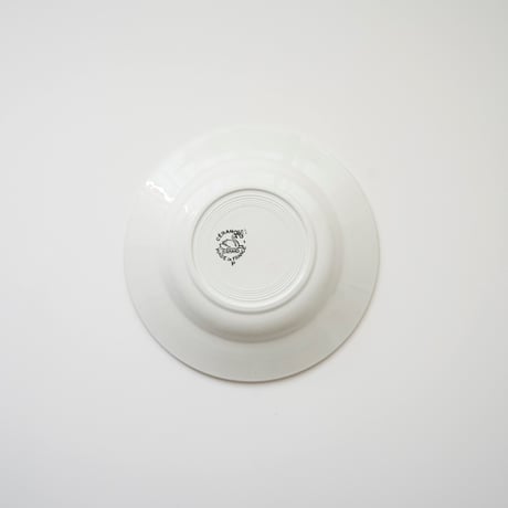 Saint Amand (サンタマン) 661・ ピンクの花リム皿