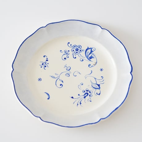 Villeroy & Boch・薄青ケーキ皿⑧