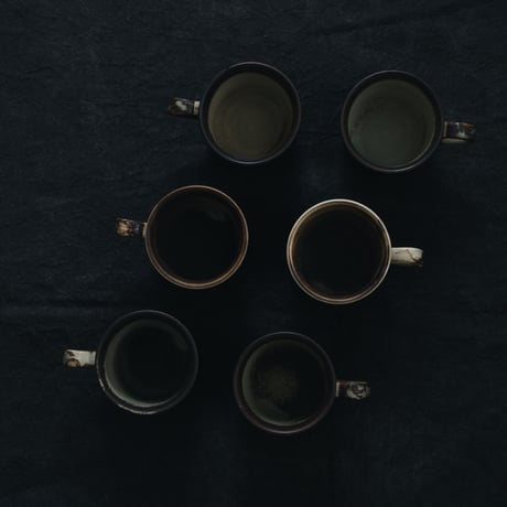 ノルウェー Porsgrund（ポシュグルン）Lava（ラーヴァ）シリーズのカップ＆ソーサー
