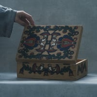 アールヌーボーな古い木箱