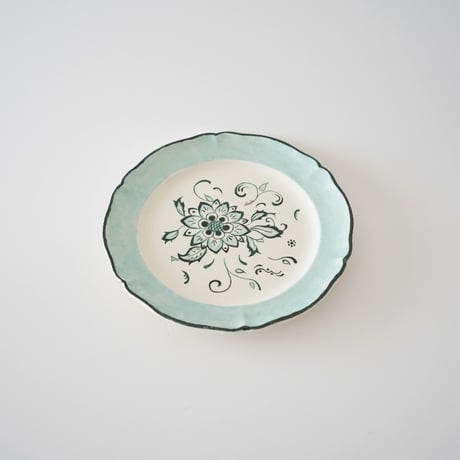 Villeroy & Boch・ターコイズ・ケーキ皿⑤