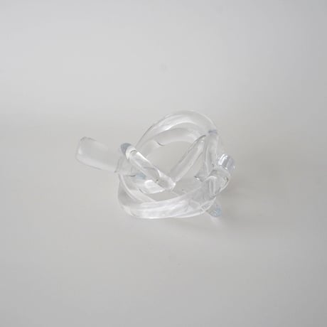 ガラスの花どめ