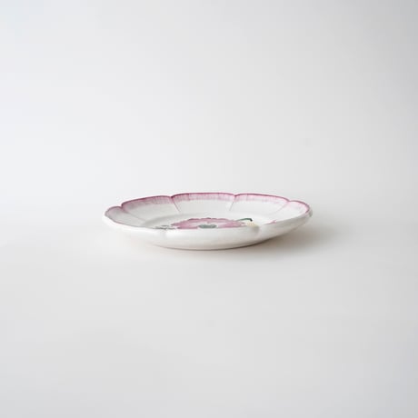 心ときめく花リム皿