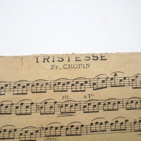 ショパン・別れの曲（Tristesse）楽譜