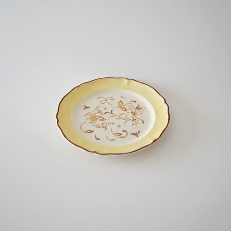 Villeroy & Boch・黄色ケーキ皿②