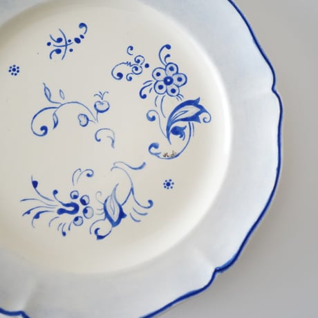 Villeroy & Boch・薄青ケーキ皿⑧