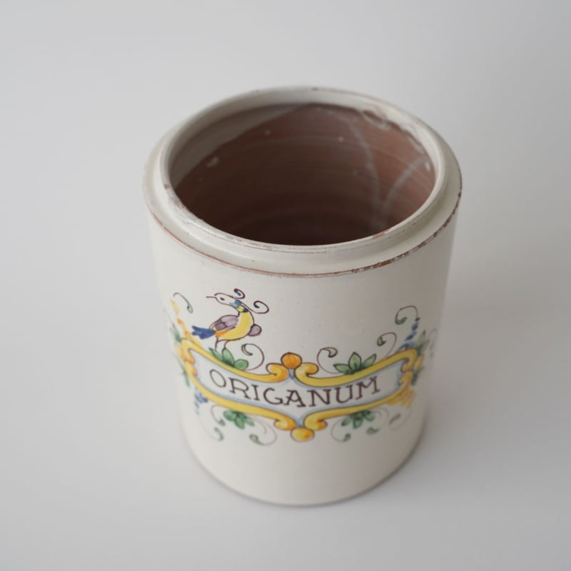イタリア・薬草壺「ORIGANUM」オレガノ | kiva（キバ）