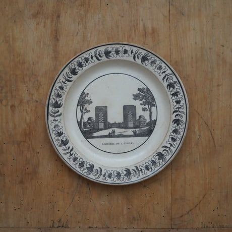 レア深皿◇美品B◇バドンヴィレー 厚皿ビストロプレート＃キュ