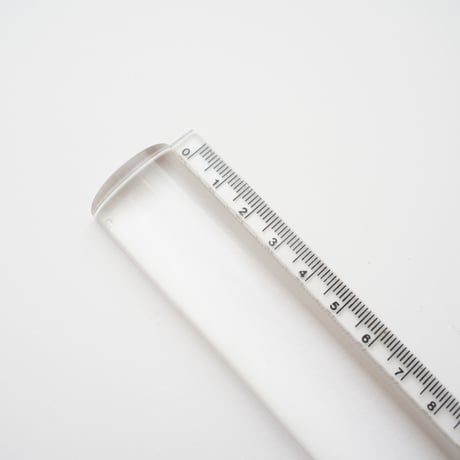 リッチな銀の持ち手の定規