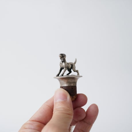 Berndorf 社製 アンティークボトルストッパー・犬