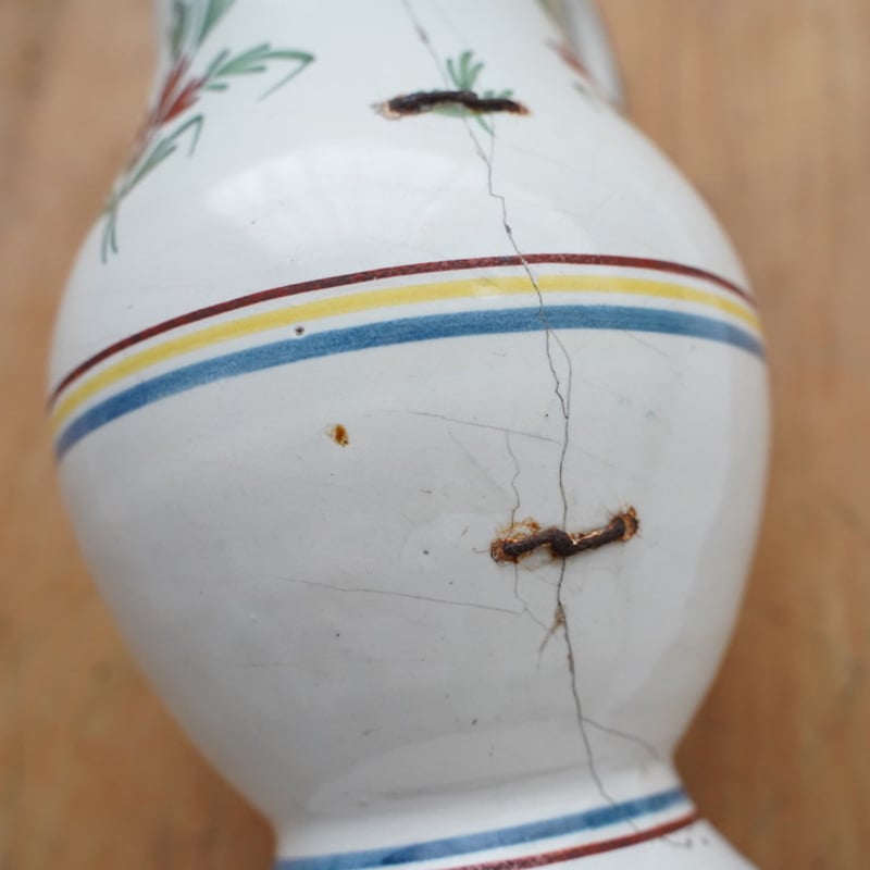 希少　ビンテージ/アンティーク花器　水差し 18世紀の水差し/鎹継ぎ | kiva（キバ）