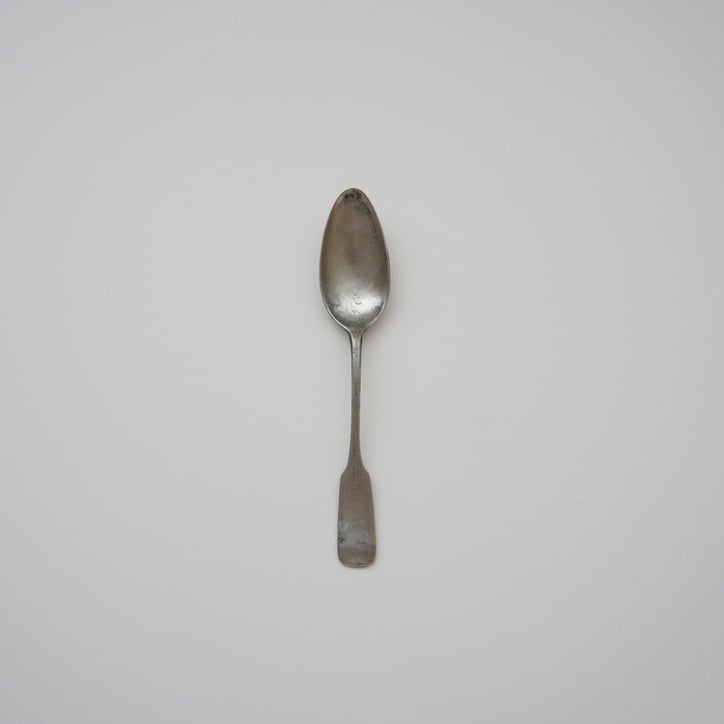 18世紀の錫でできたスプーン ①/四角 | kiva（キバ）