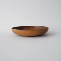 木の大きいお皿