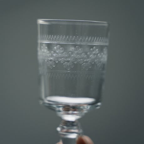 渦巻きワイングラス