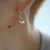 duoctria ・Faba Earrings L / Silver