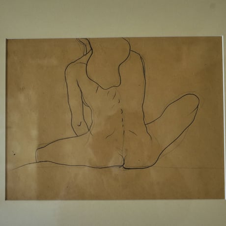 老婆の背中の絵
