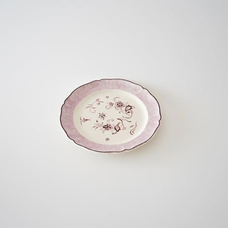 Villeroy & Boch・薄紫ケーキ皿⑪