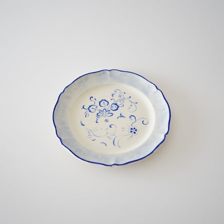Villeroy & Boch・薄青ケーキ皿④