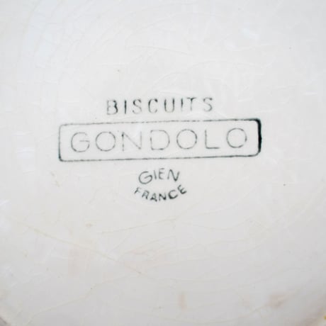 BISCUITS NDOLO 船乗りモチーフ・ビスケット皿・中