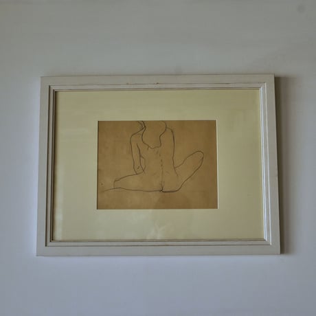 老婆の背中の絵