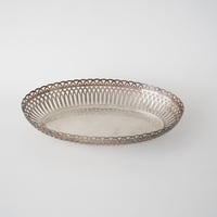 オーバルシルバーフルーツボウル①